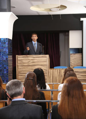 What essential items do you take with you to a book signing event or speaking engagement?