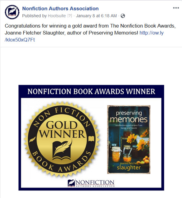 Nonfiction Book Awards Winner - Gold Book Award