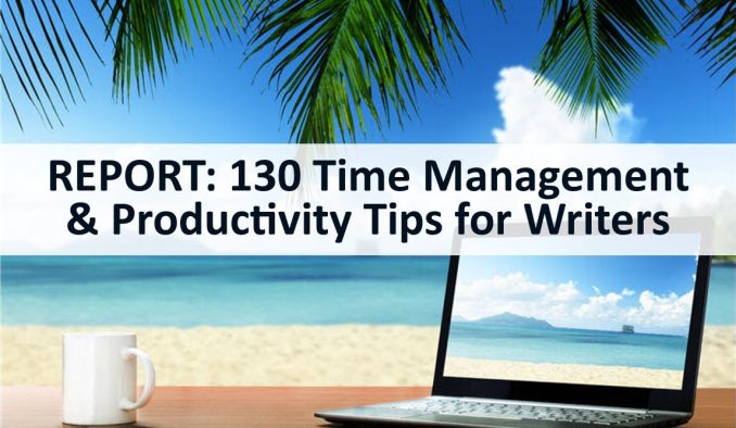time management and productivity tips for writers